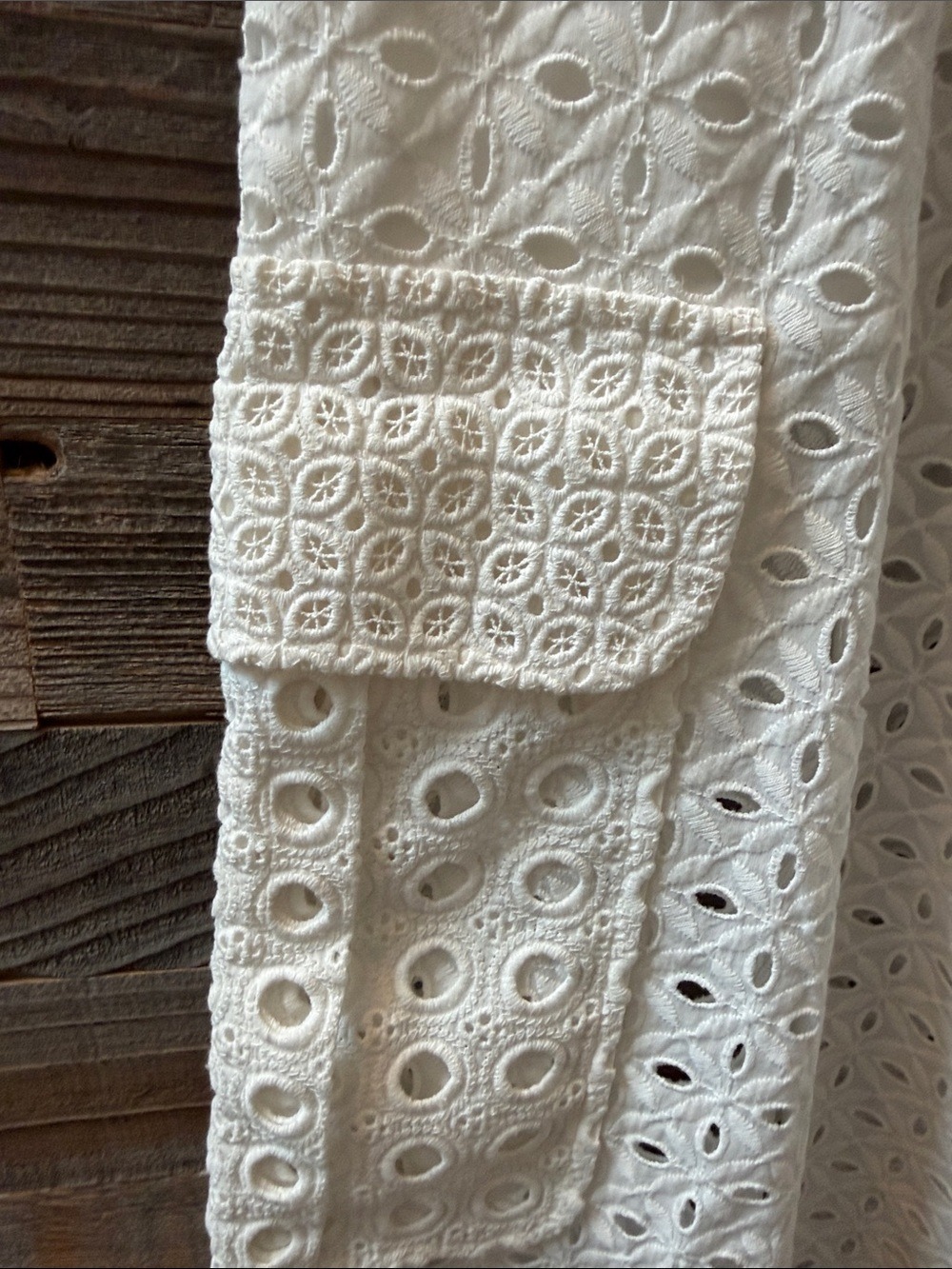 Zimmermann Matchmaker Anglaise Ivory Cotton crochet Pant US Size 4 NWT - Picture 10 of 14